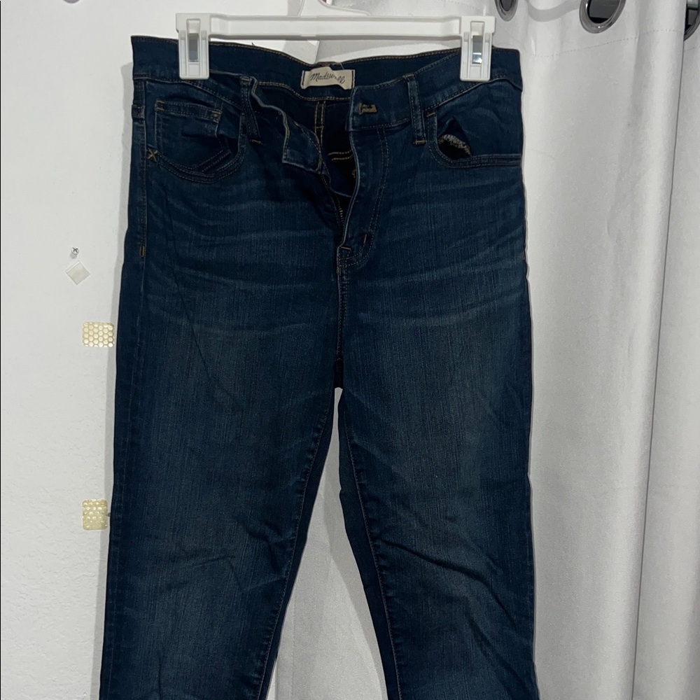 Madewell Women's Dark Blue Skinny Jeans